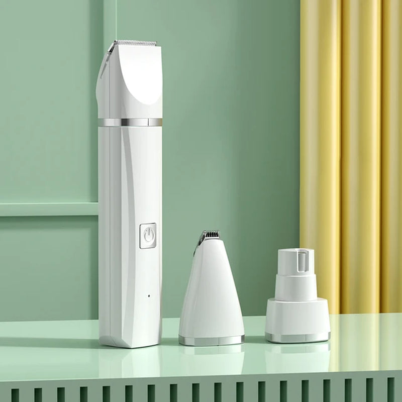 Ultimate 4-in-1 Electric Pet Grooming Kit: Trimmer, Clippers & Nail Grinder for Cats & Dogs