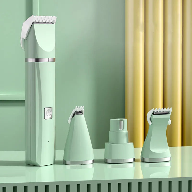 Ultimate 4-in-1 Electric Pet Grooming Kit: Trimmer, Clippers & Nail Grinder for Cats & Dogs