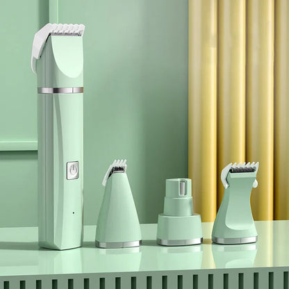 Ultimate 4-in-1 Electric Pet Grooming Kit: Trimmer, Clippers & Nail Grinder for Cats & Dogs