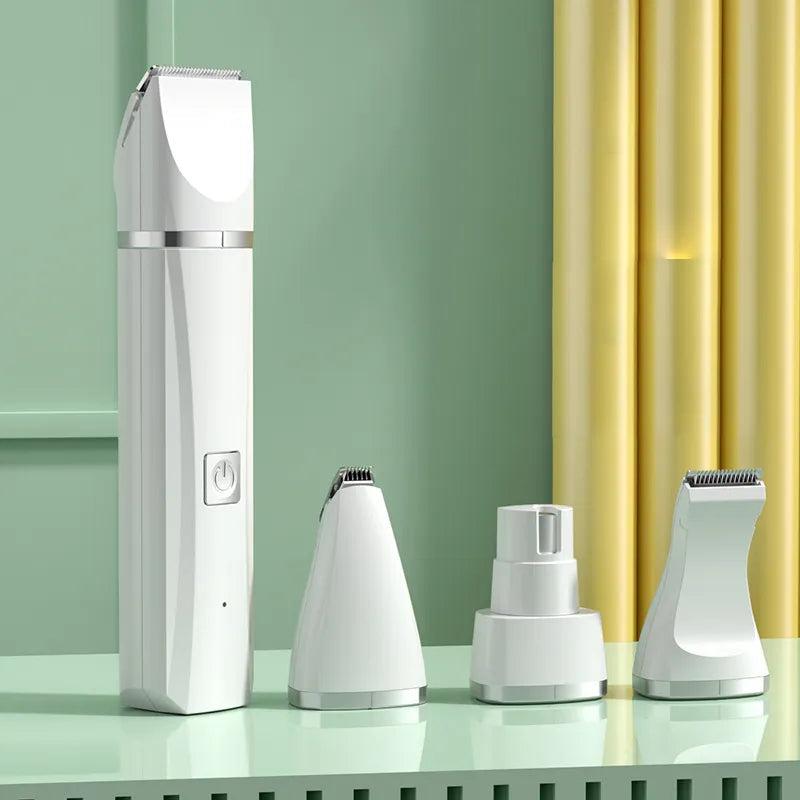 Ultimate 4-in-1 Electric Pet Grooming Kit: Trimmer, Clippers & Nail Grinder for Cats & Dogs