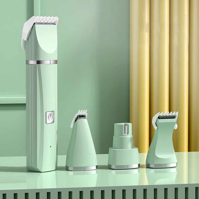 Ultimate 4-in-1 Electric Pet Grooming Kit: Trimmer, Clippers & Nail Grinder for Cats & Dogs